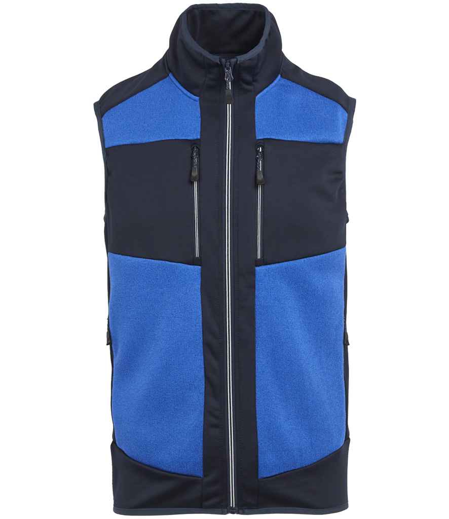 Regatta E-Volve Knit Effect Stretch Bodywarmer - Strong Blue/Navy